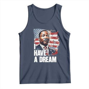 Martin Luther King Jr Tank Top I Have A Dream TS14 Navy Print Your Wear