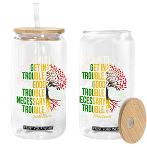John Lewis Quote Civil Rights Glass Can Get in Good Necessary Trouble TS14 Print Your Wear