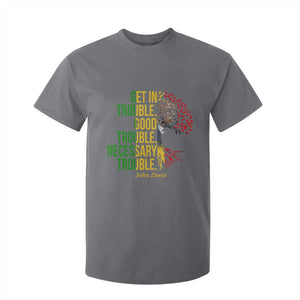 John Lewis Quote Civil Rights T Shirt For Kid Get in Good Necessary Trouble TS14 Charcoal Print Your Wear