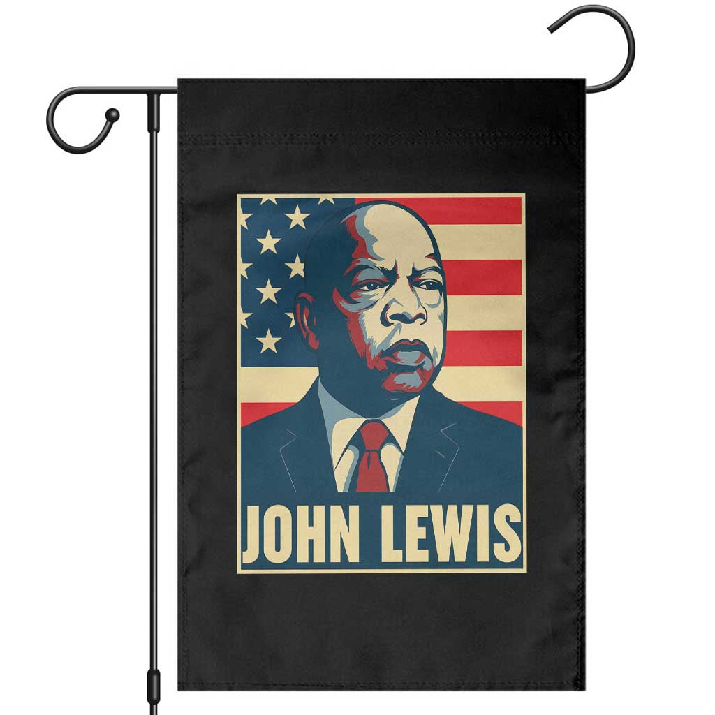 John Lewis Garden Flag Black History Month TS14 Black Print Your Wear