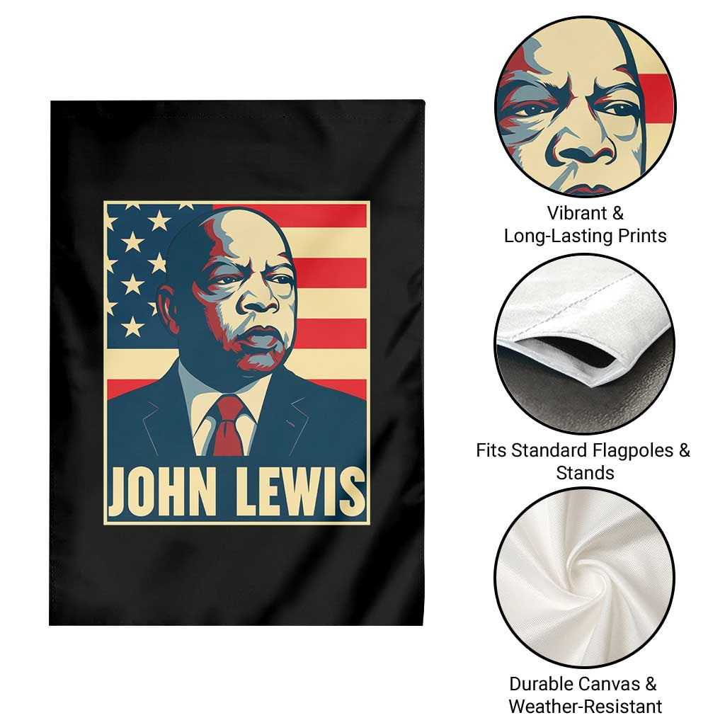John Lewis Garden Flag Black History Month TS14 Print Your Wear