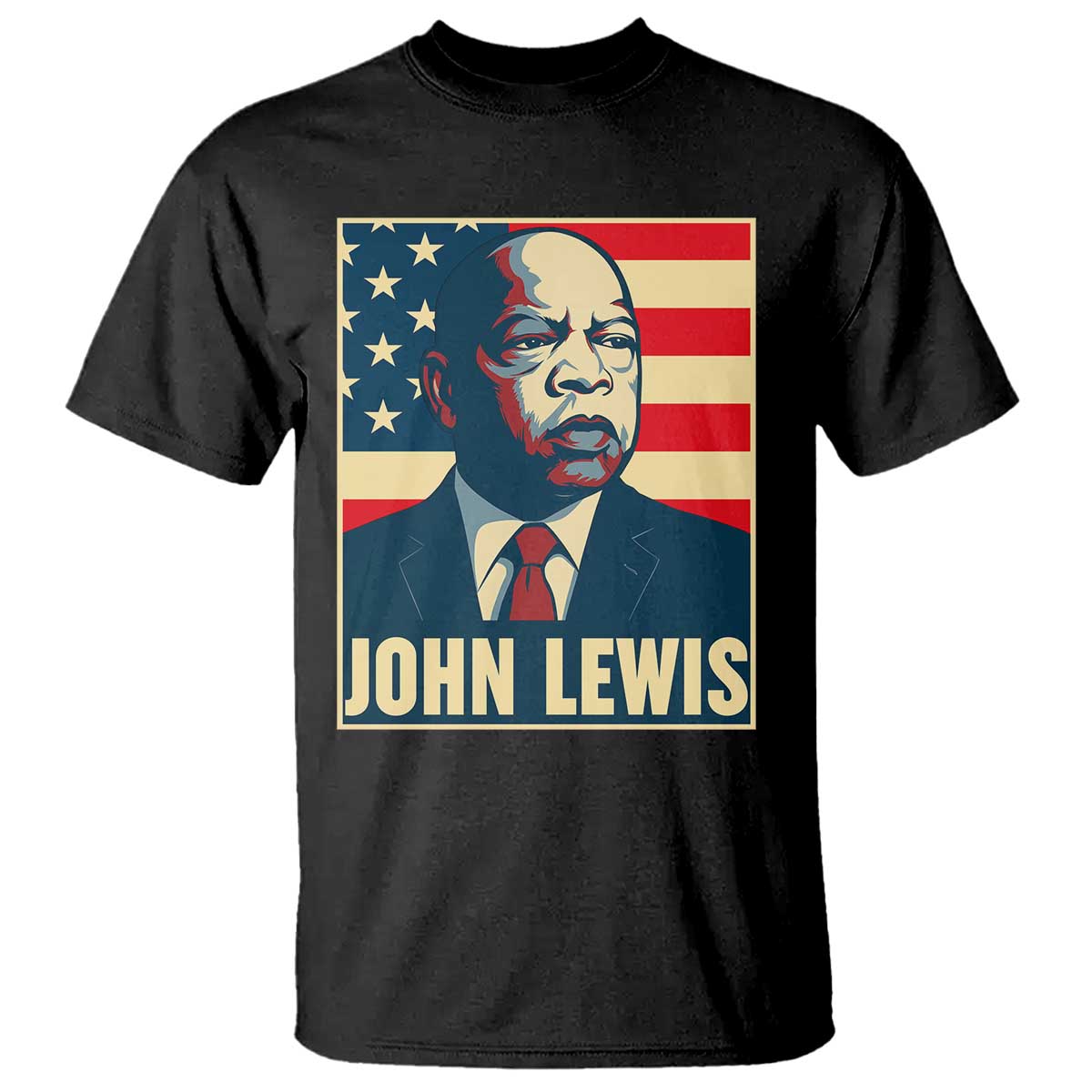 John Lewis T Shirt Black History Month TS14 Black Print Your Wear