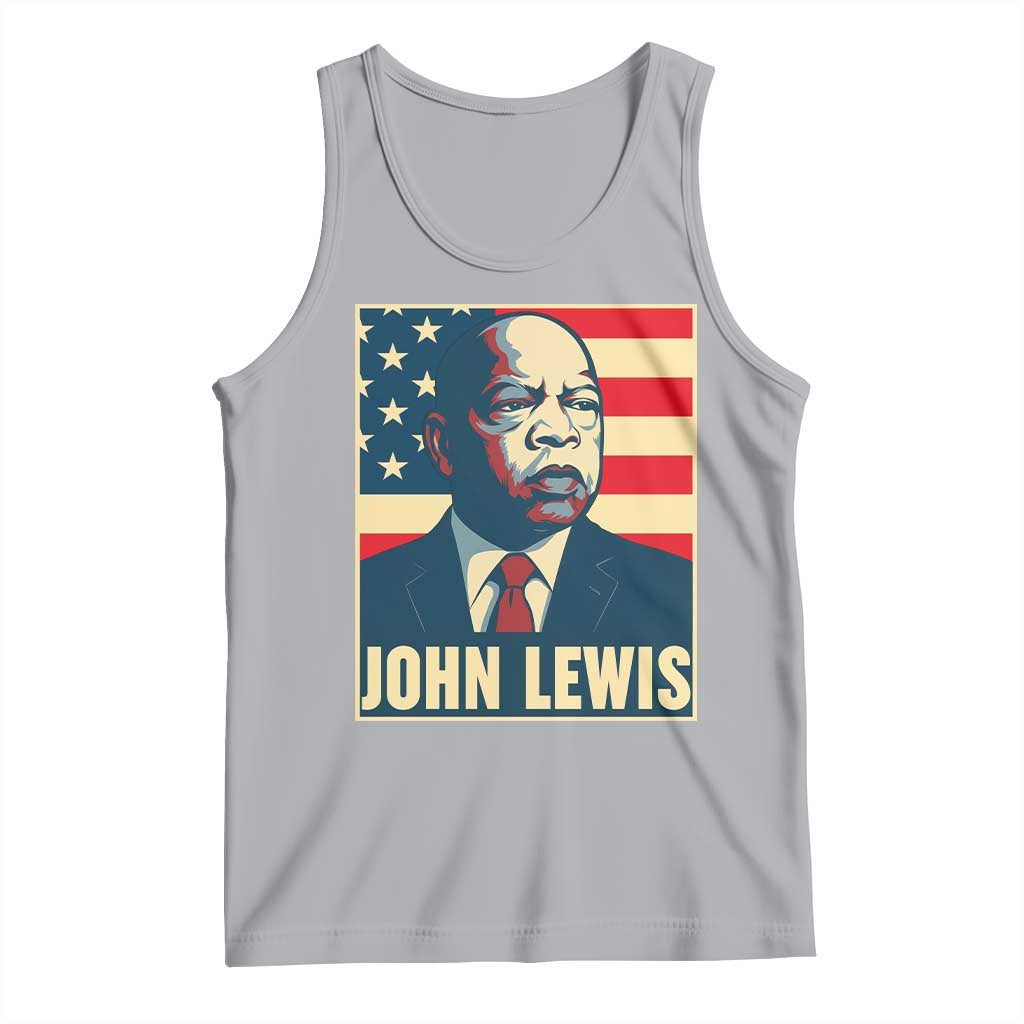 John Lewis Tank Top Black History Month TS14 Athletic Heather Print Your Wear