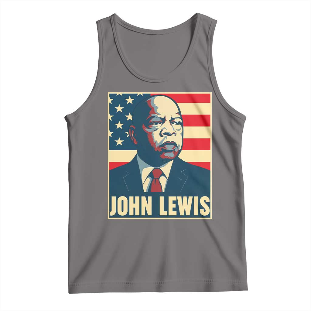 John Lewis Tank Top Black History Month TS14 Deep Heather Print Your Wear