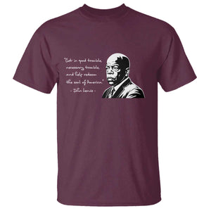 John Lewis Quote T Shirt Black History Good Trouble TS14 Maroon Print Your Wear