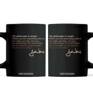 John Lewis Quote Coffee Mug Black History Month TS14 Black Print Your Wear