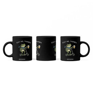 Funny Frog Anti ICE Political Protest Coffee Mug Ice? No Thanks TS14 Print Your Wear
