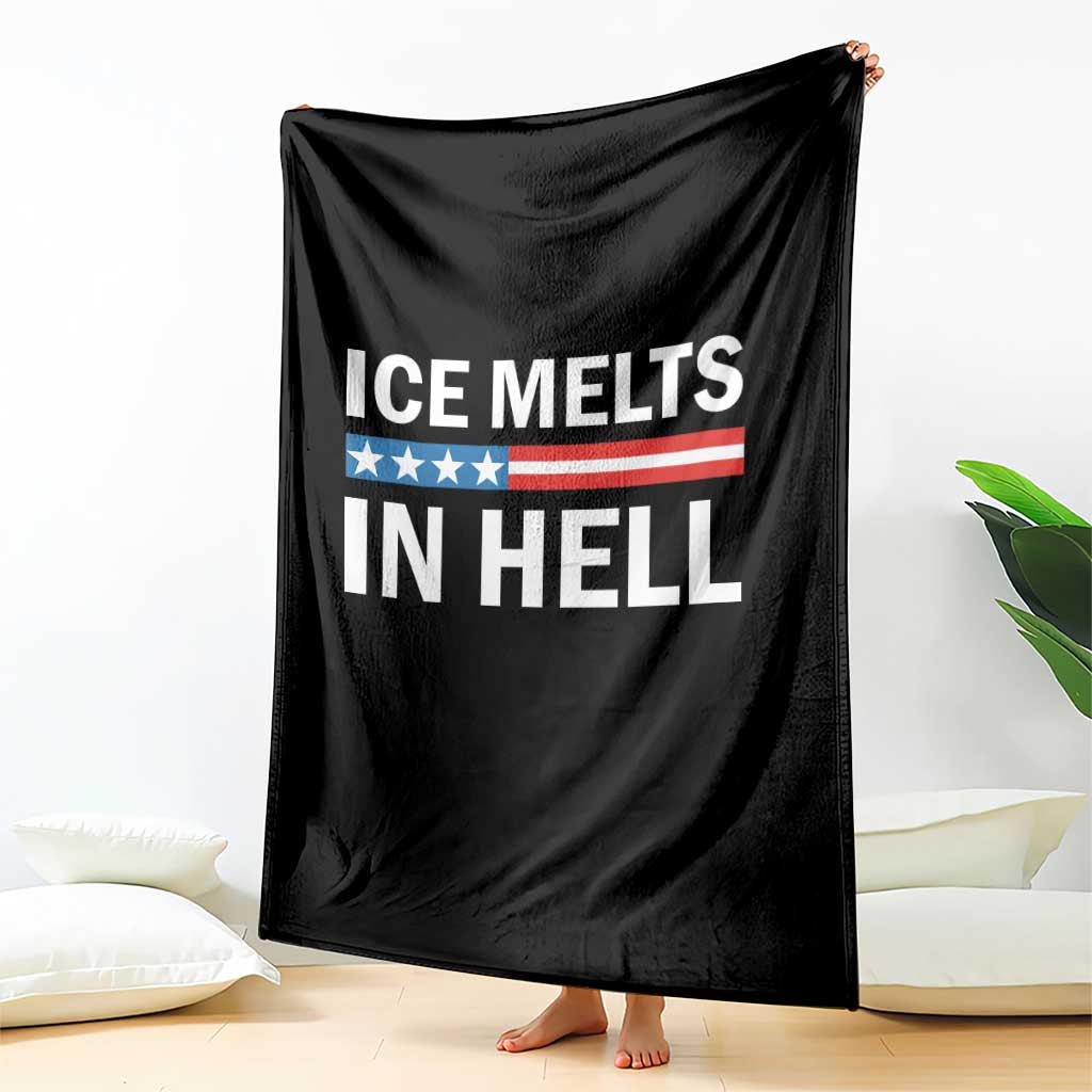 Ice Melts In Hell Throw Blanket Activist Statement Quote TS14 Print Your Wear
