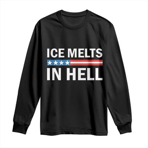 Ice Melts In Hell Long Sleeve Shirt Activist Statement Quote TS14 Black Print Your Wear