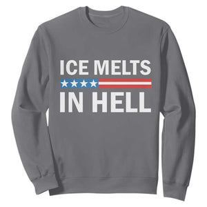 Ice Melts In Hell Sweatshirt Activist Statement Quote TS14 Charcoal Print Your Wear