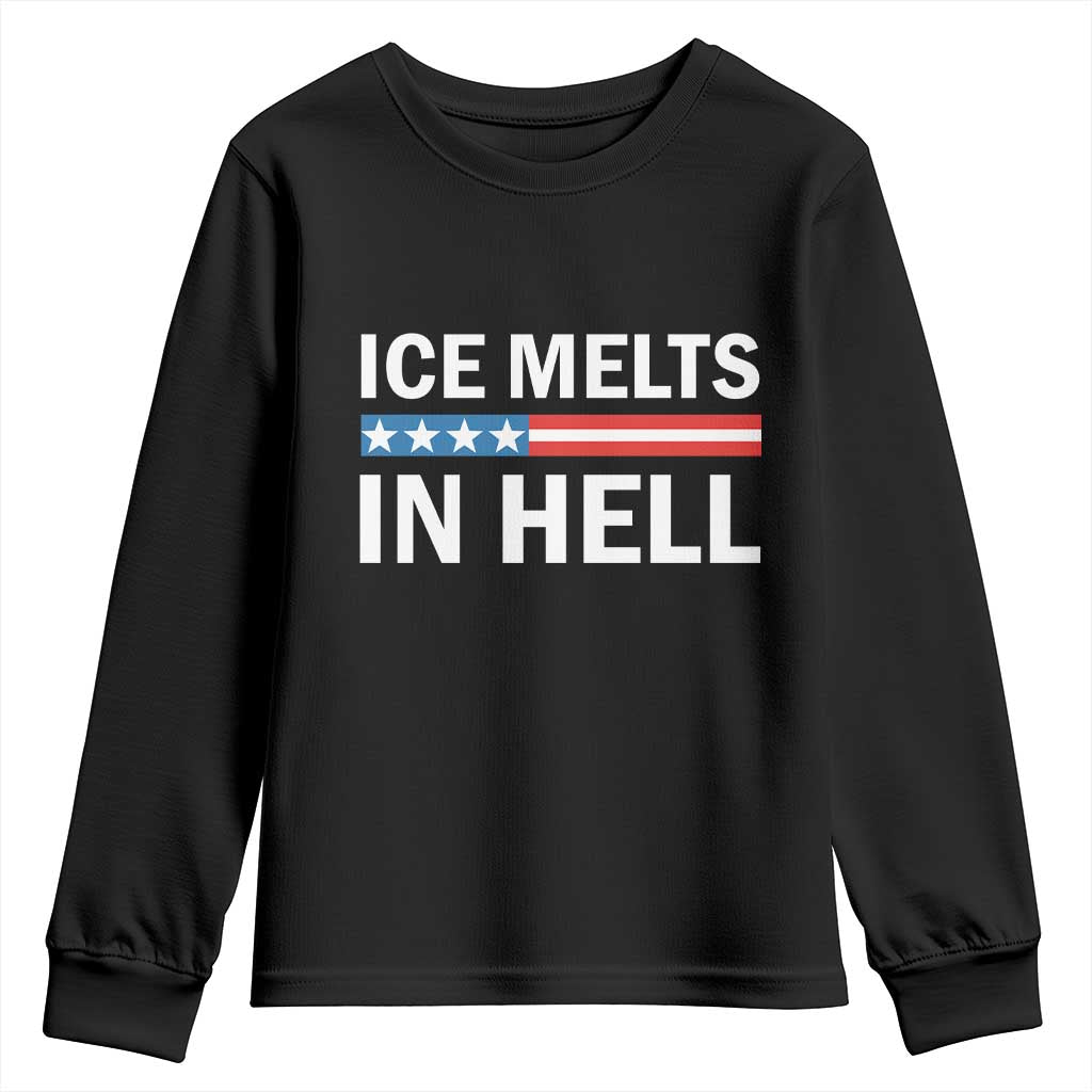 Ice Melts In Hell Youth Sweatshirt Activist Statement Quote TS14 Black Print Your Wear