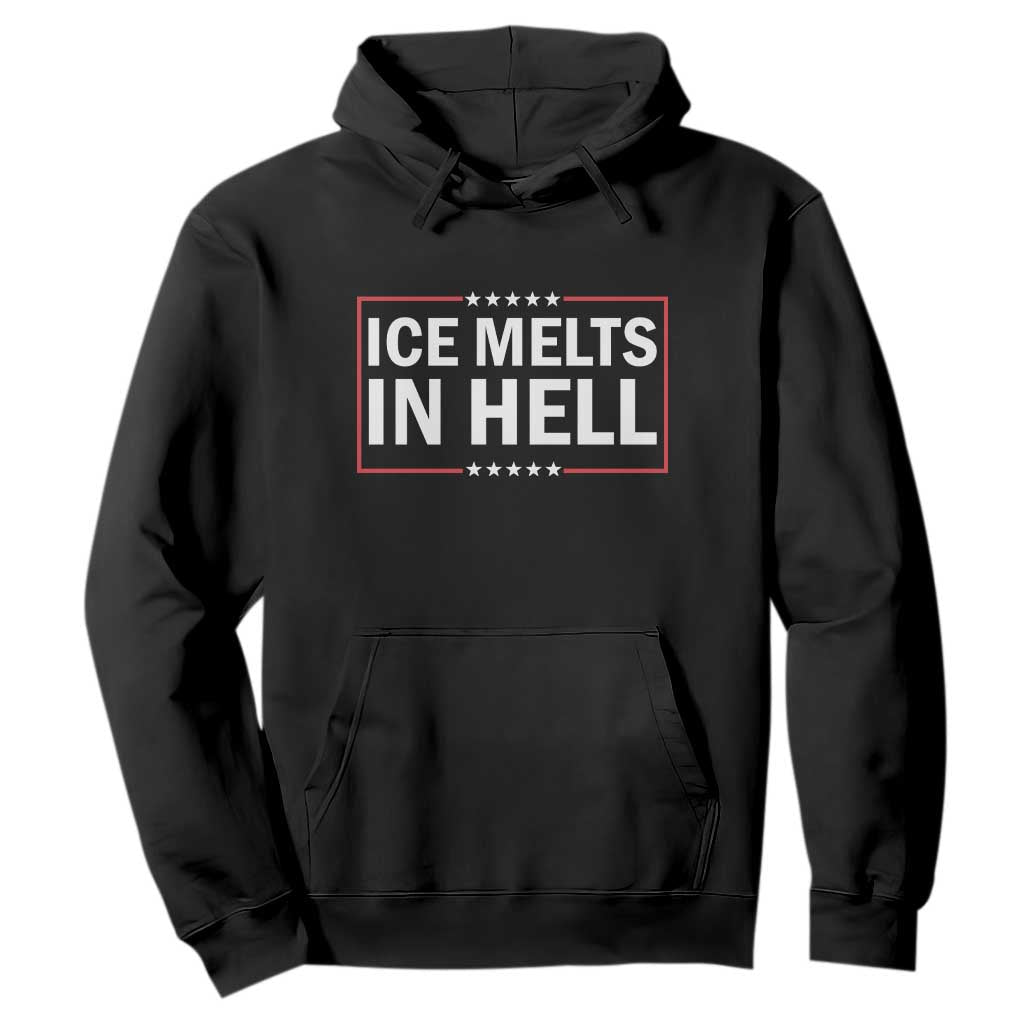 Ice Melts In Hell Hoodie Immigrant Rights Activist Statement Protest Quote TS14 Black Print Your Wear