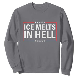 Ice Melts In Hell Sweatshirt Immigrant Rights Activist Statement Protest Quote TS14 Charcoal Print Your Wear