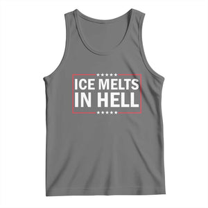 Ice Melts In Hell Tank Top Immigrant Rights Activist Statement Protest Quote TS14 Black Heather Print Your Wear