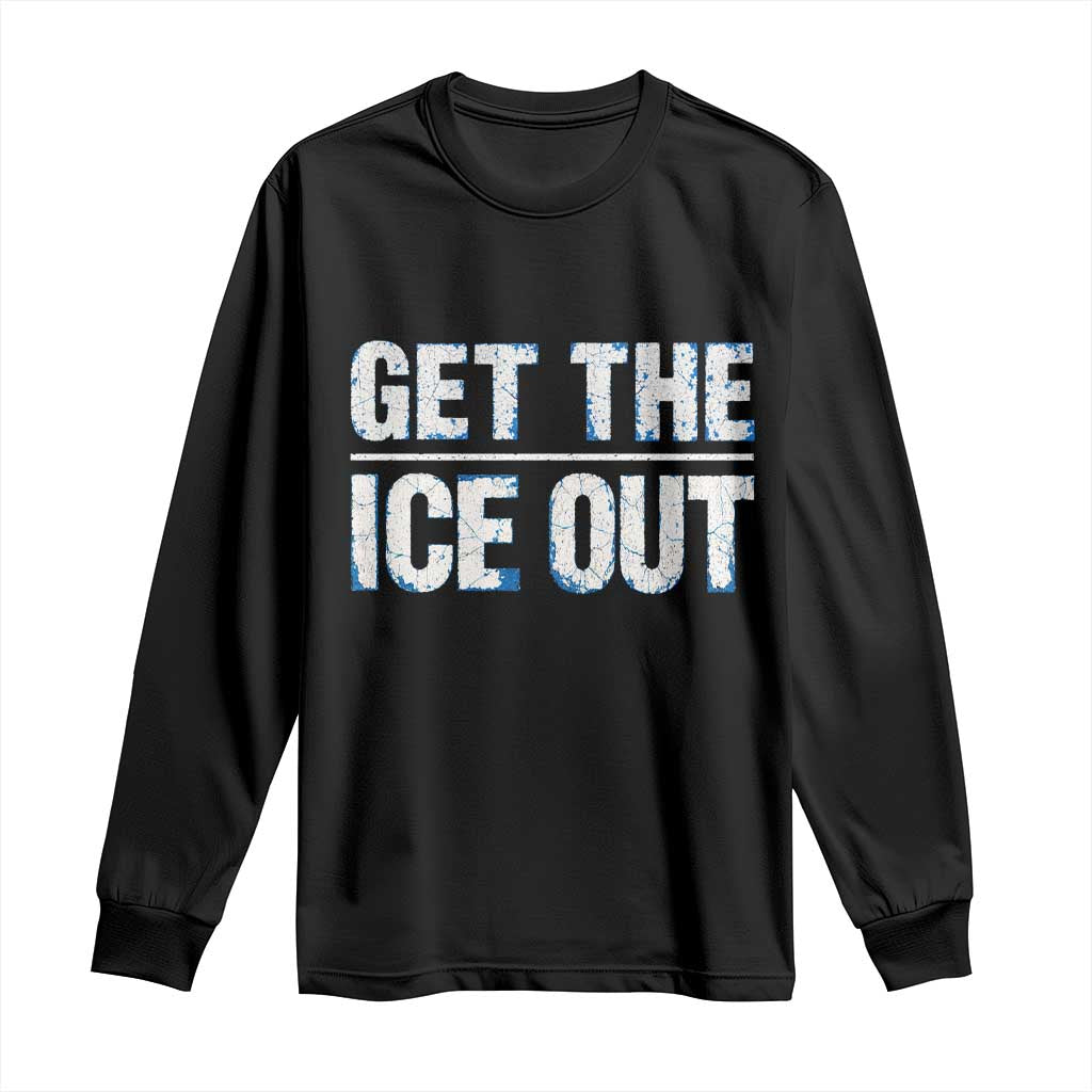 Minnesota Resist Anti ICE Immigration Protest Ladies Long Sleeve Shirt TS14 Black Print Your Wear