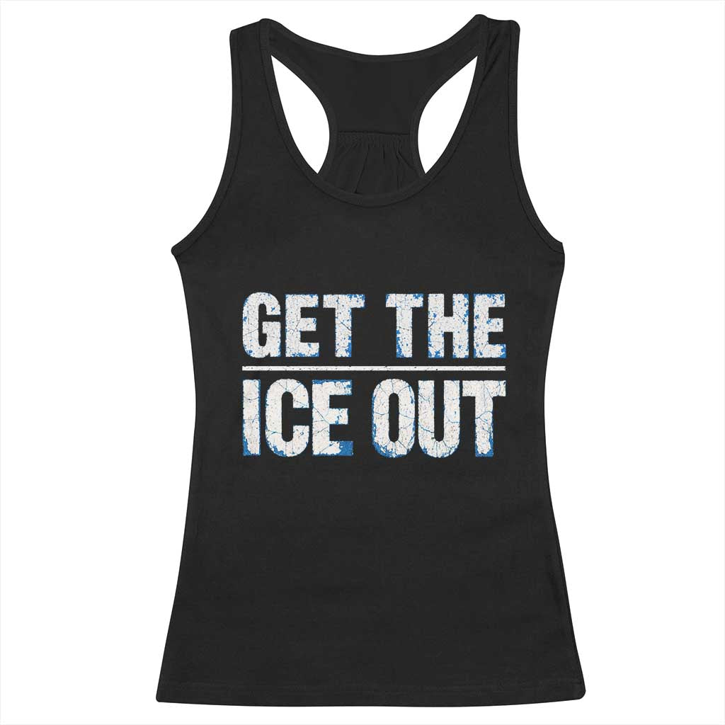 Minnesota Resist Anti ICE Immigration Protest Ladies Racerback Tank Top TS14 Black Print Your Wear