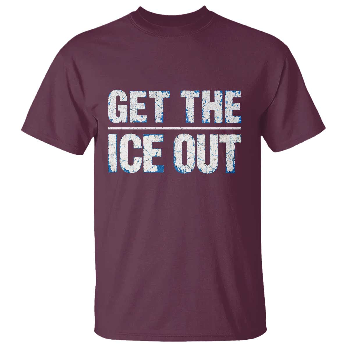 Minnesota Resist Anti ICE Immigration Protest Ladies T Shirt TS14 Maroon Print Your Wear