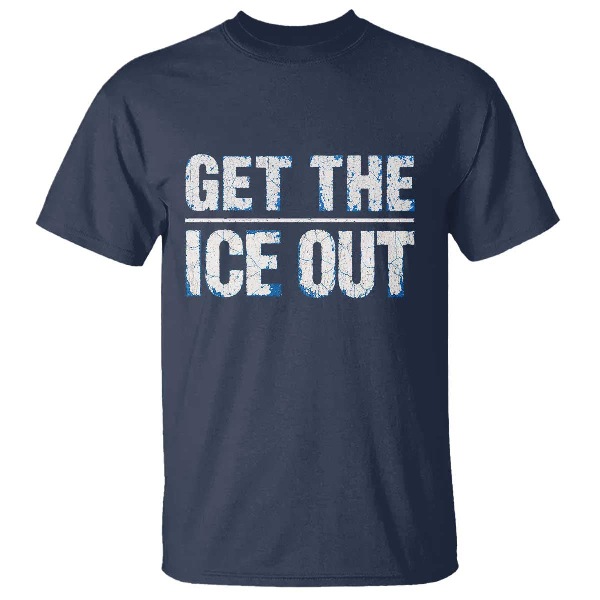 Minnesota Resist Anti ICE Immigration Protest Ladies T Shirt TS14 Navy Print Your Wear