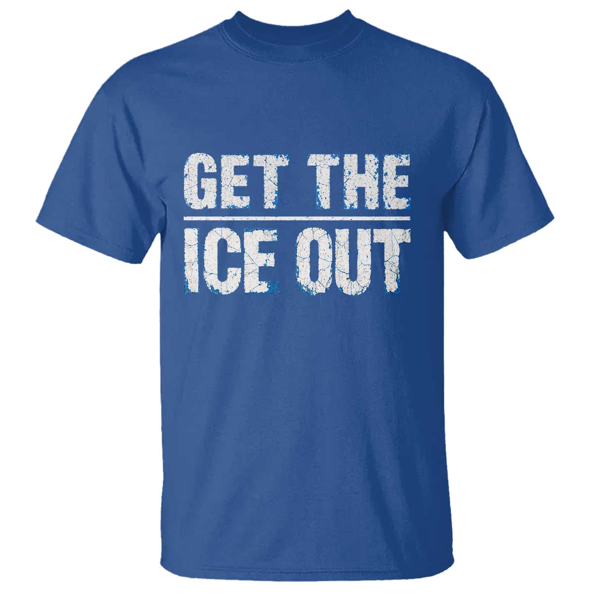 Minnesota Resist Anti ICE Immigration Protest Ladies T Shirt TS14 Royal Blue Print Your Wear