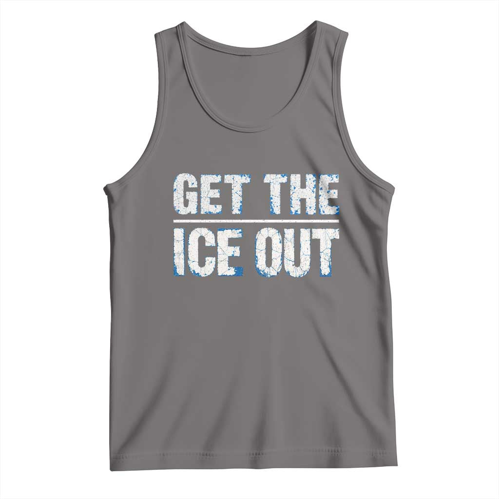 Minnesota Resist Anti ICE Immigration Protest Ladies Tank Top TS14 Deep Heather Print Your Wear