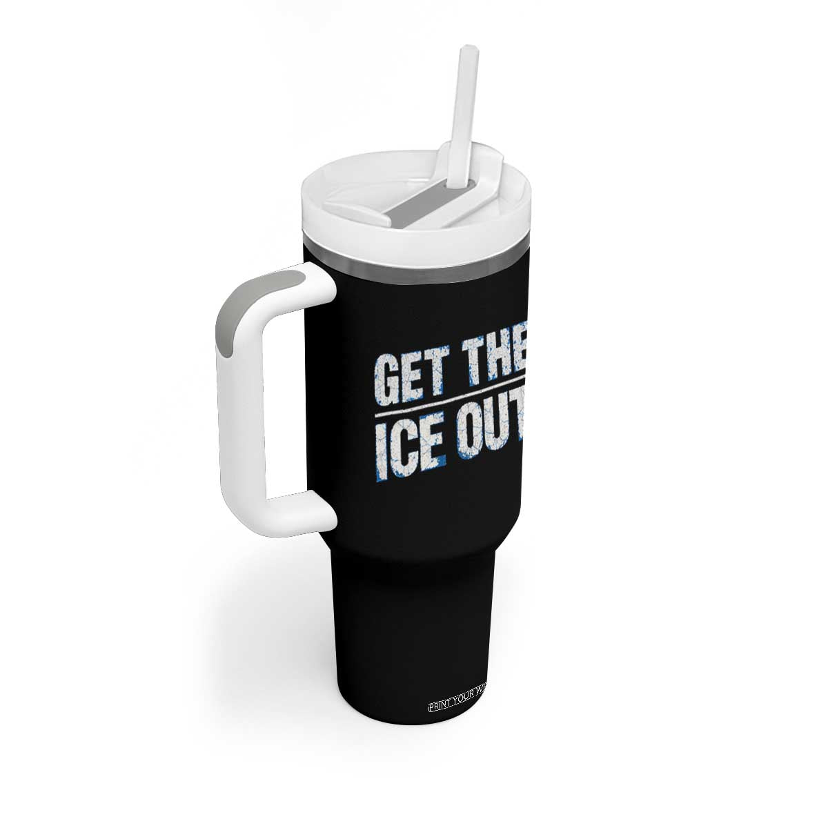 Minnesota Resist Anti ICE Immigration Protest Ladies Tumbler With Handle TS14 Print Your Wear