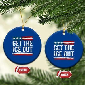 Anti ICE Immigration Protest Human Rights Ceramic Ornament TS14 1pc Blue Print Your Wear