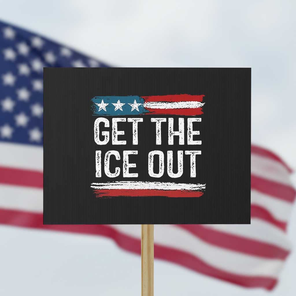 Anti ICE Immigration Protest Human Rights Protest Sign TS14 Horizontal 18