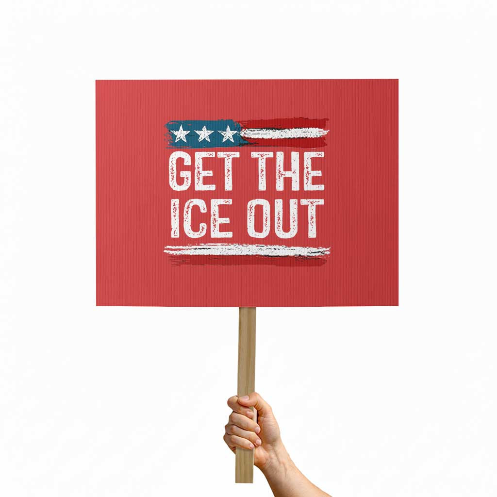 Anti ICE Immigration Protest Human Rights Protest Sign TS14 Horizontal 18