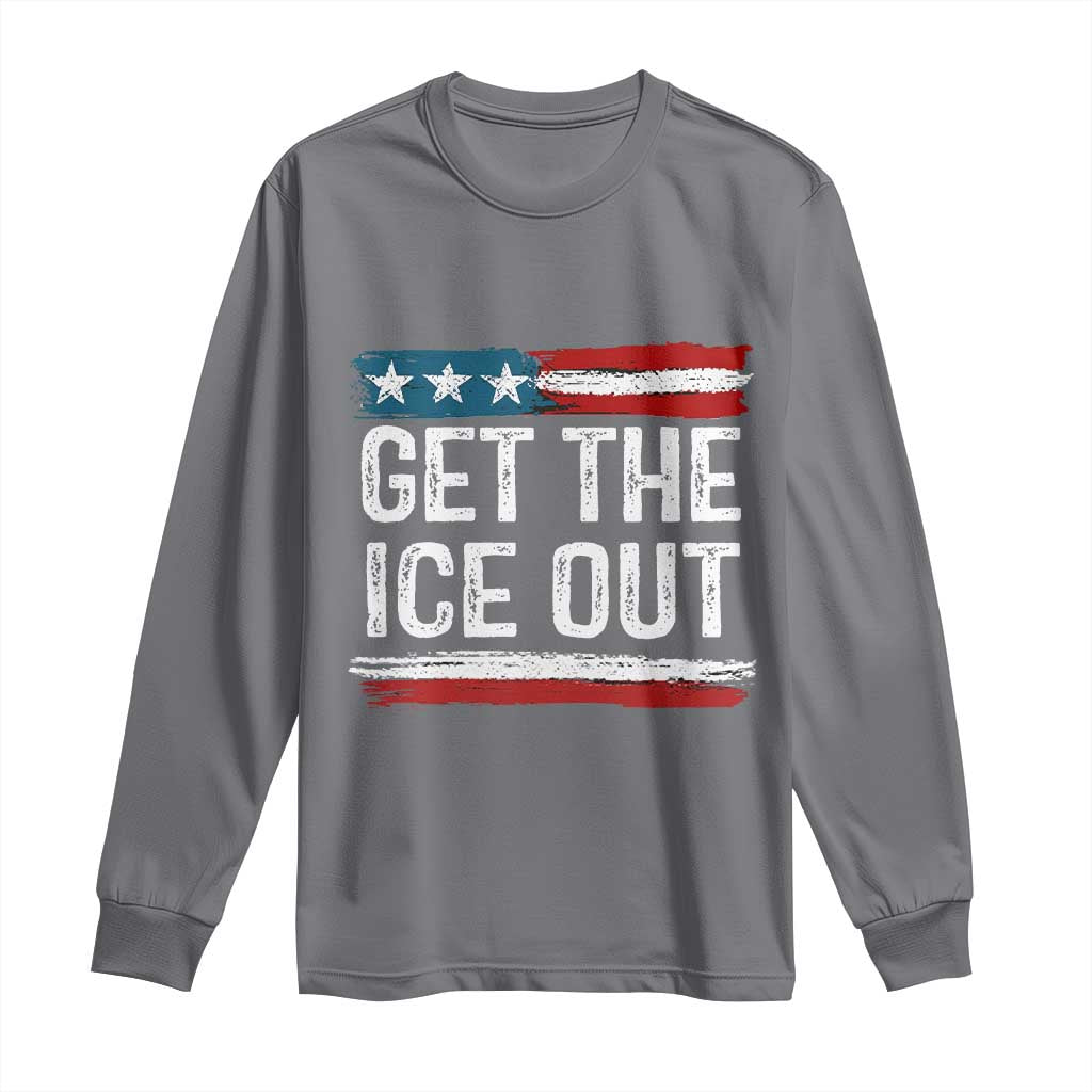 Anti ICE Immigration Protest Human Rights Long Sleeve Shirt TS14 Charcoal Print Your Wear