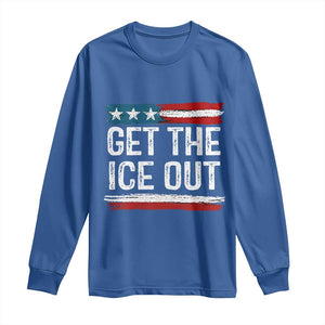 Anti ICE Immigration Protest Human Rights Long Sleeve Shirt TS14 Royal Blue Print Your Wear