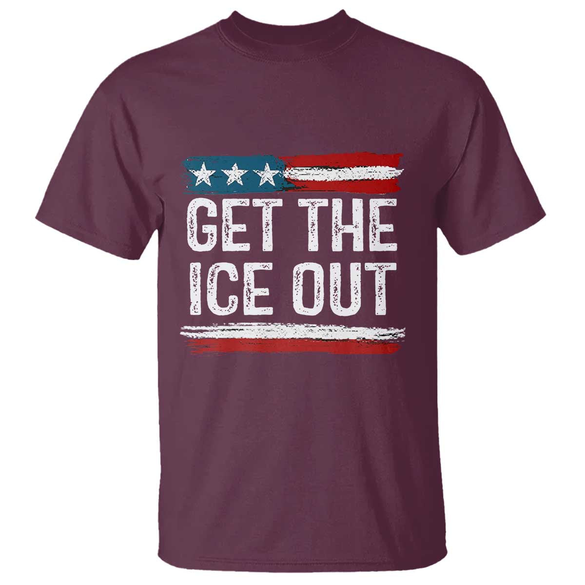 Anti ICE Immigration Protest Human Rights T Shirt TS14 Maroon Print Your Wear
