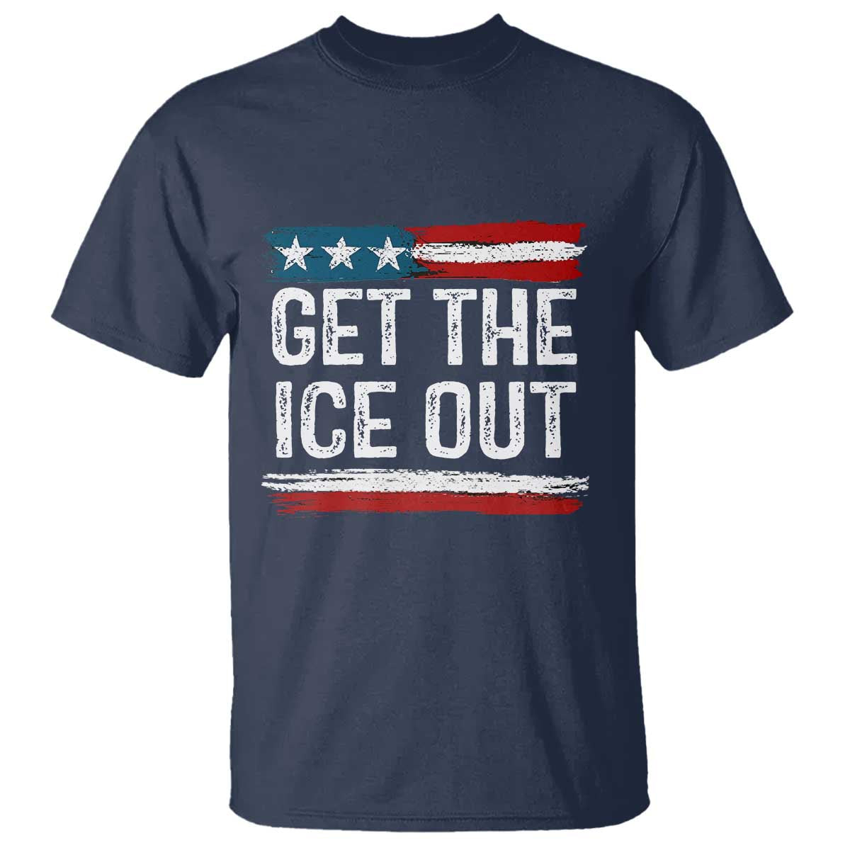 Anti ICE Immigration Protest Human Rights T Shirt TS14 Navy Print Your Wear