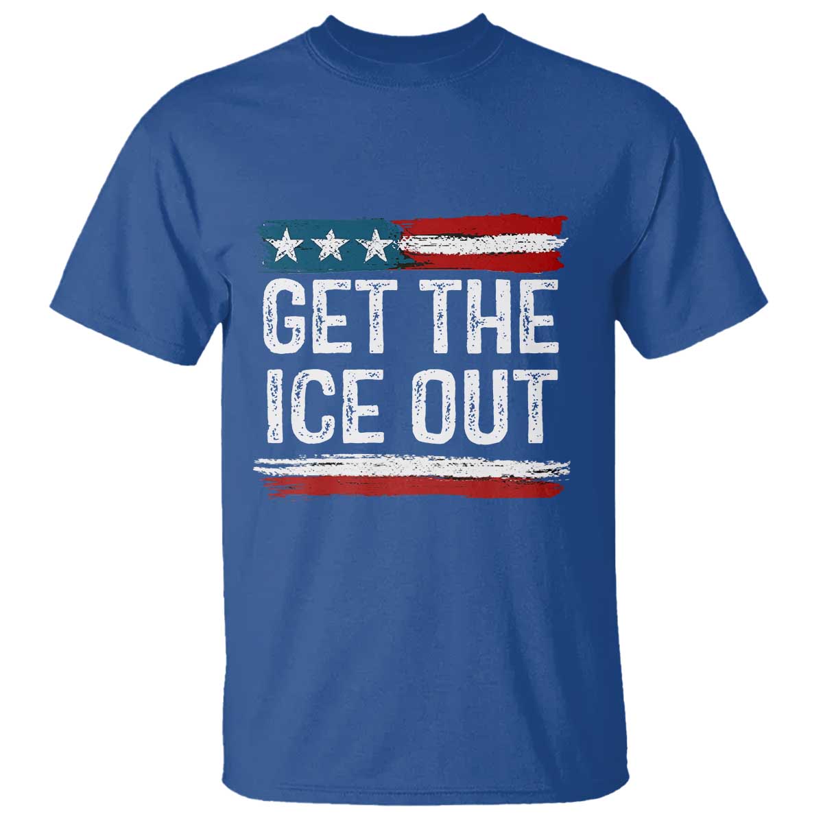 Anti ICE Immigration Protest Human Rights T Shirt TS14 Royal Blue Print Your Wear