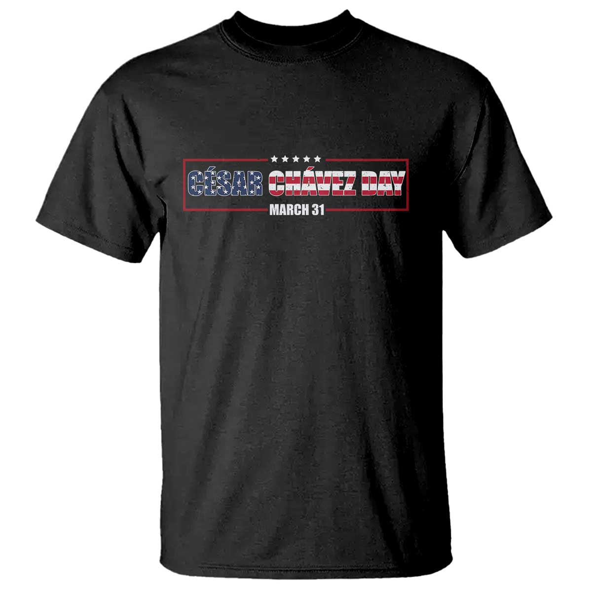 Cesar Chavez T Shirt Hispanic Heritage Month Mexican Immigrant TS14 Black Print Your Wear