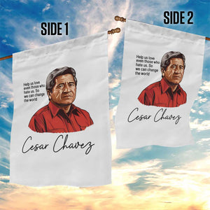 Cesar Chavez Quote Garden Flag 31 March Celebration Day TS14 Print Your Wear