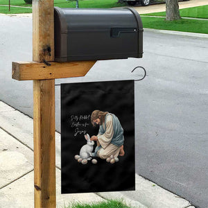 Silly Rabbit Easter Is For Jesus Garden Flag Christian Easter Religious TS14 Print Your Wear