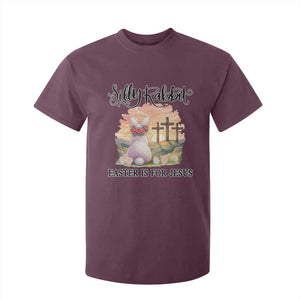 Silly Rabbit Easter Is For Jesus T Shirt For Kid Christian Easter TS14 Maroon Print Your Wear
