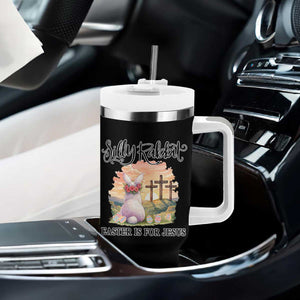 Silly Rabbit Easter Is For Jesus Tumbler With Handle Christian Easter TS14 Print Your Wear