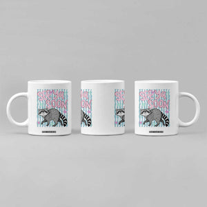 See Ya Soon Raccoon Coffee Mug Funny Last Day of School TS14 Print Your Wear