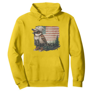 Bird Nerd Hoodie Funny Bird Watching Patriotic American Flag TS14 Daisy Print Your Wear