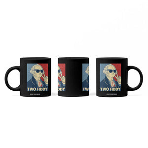 Two Fiddy George Washington 250th Anniversary Coffee Mug Funny 4th of July TS14 Print Your Wear