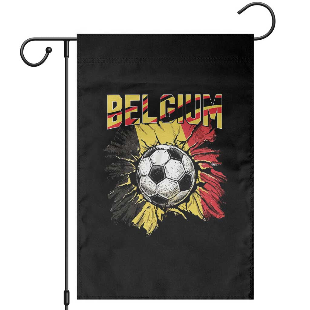Belgium Belgian Flag Souvenir Belgie Garden Flag Game Day Soccer Fans Football TS14 Black Print Your Wear