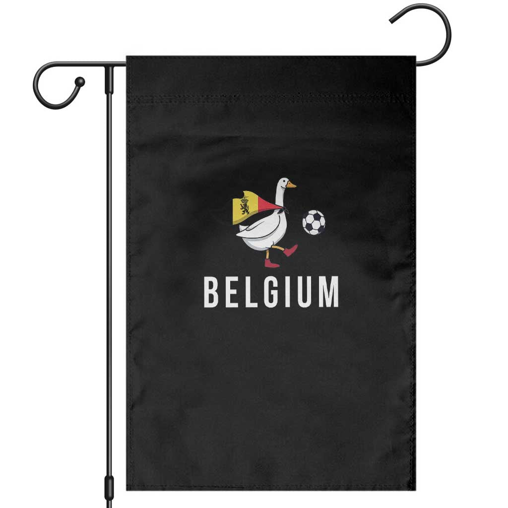 Belgium Football Garden Flag Silly Goose Soccer Fan Support TS14 Black Print Your Wear