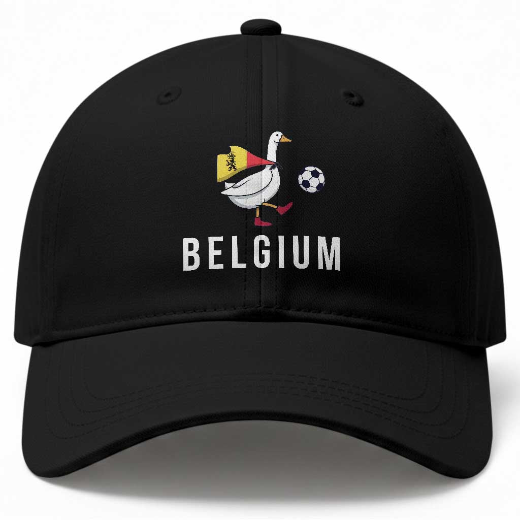 Belgium Football Baseball Cap Silly Goose Soccer Fan Support TS14 Print Your Wear