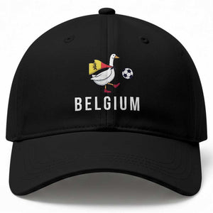 Belgium Football Baseball Cap Silly Goose Soccer Fan Support TS14 Print Your Wear