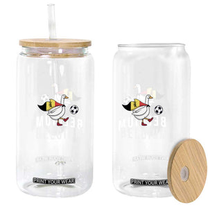 Belgium Football Glass Can Silly Goose Soccer Fan Support TS14 Print Your Wear