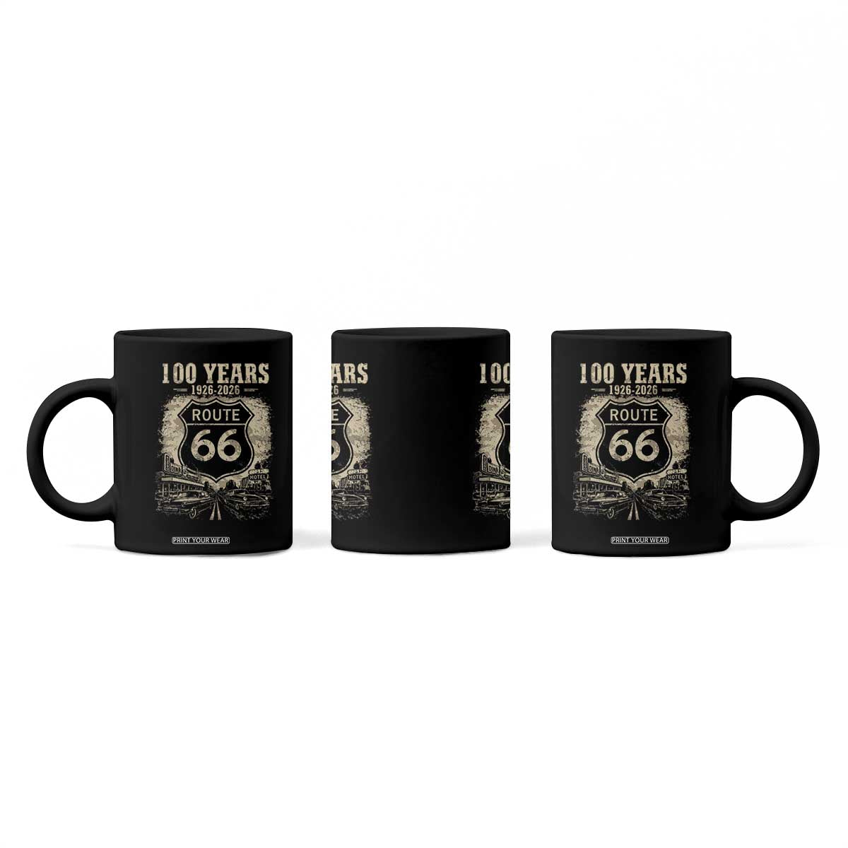 Route Highway 66 100 Year Centennial Anniversary Souvenir Coffee Mug TS14 Print Your Wear