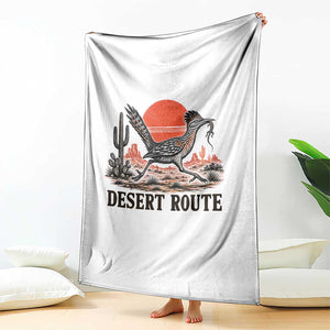 Arizona Roadrunner Bird Desert Landscape Cactus Throw Blanket TS14 Print Your Wear