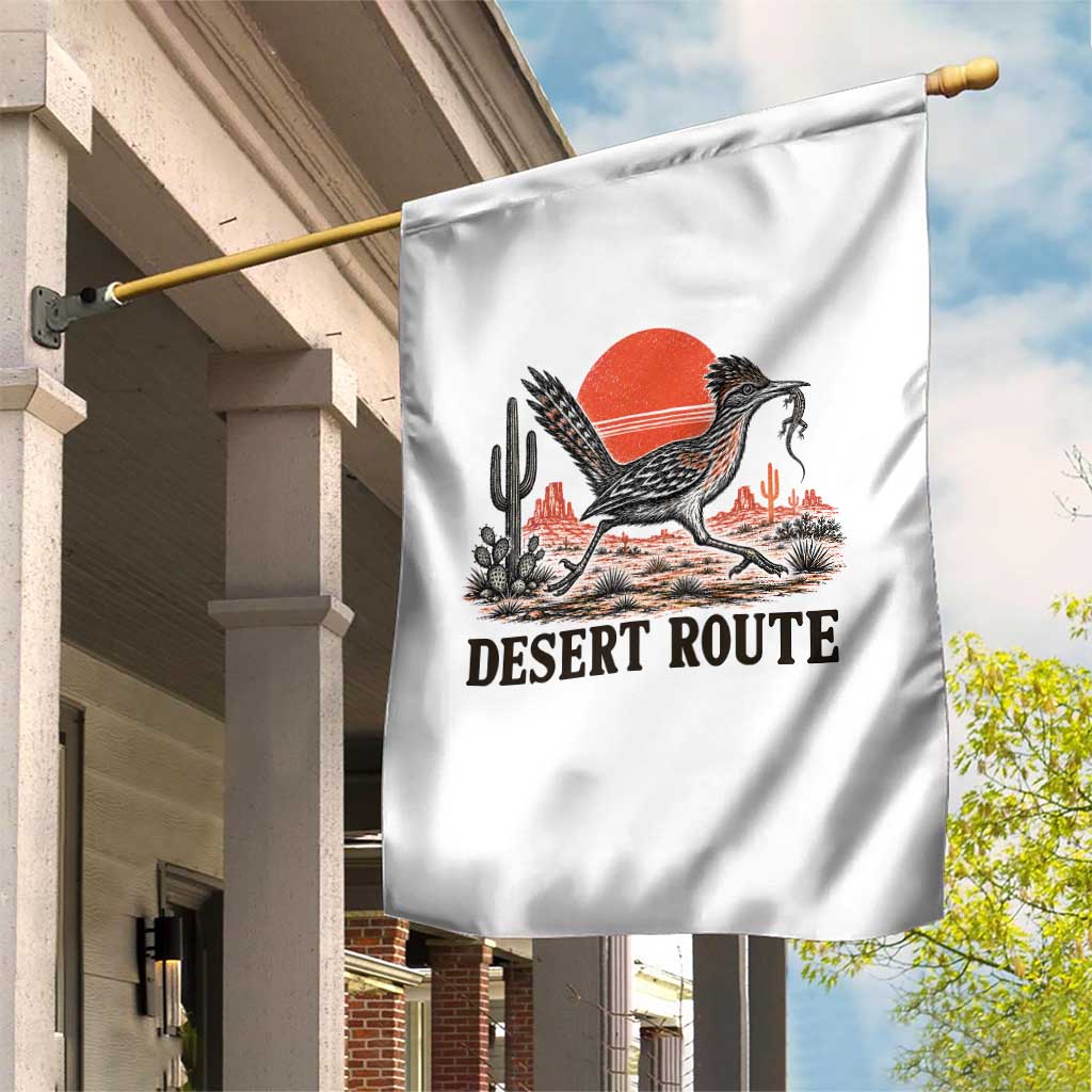 Arizona Roadrunner Bird Desert Landscape Cactus Garden Flag TS14 Print Your Wear