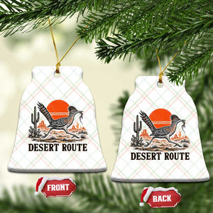Arizona Roadrunner Bird Desert Landscape Cactus Ceramic Ornament TS14 Print Your Wear